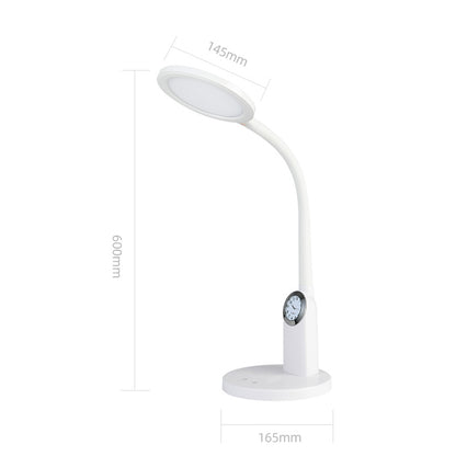 Eye-care LED desk lamp with quartz clock Dimming LED desk lamp for study Eye-care desk lamp with quartz clock Dimming LED desk lamp for study