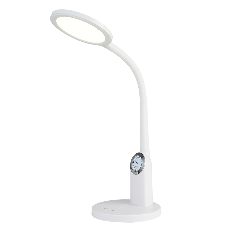 Eye-care LED desk lamp with quartz clock Dimming LED desk lamp for study Eye-care desk lamp with quartz clock Dimming LED desk lamp for study