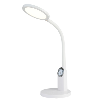 Eye-care LED desk lamp with quartz clock Dimming LED desk lamp for study Eye-care desk lamp with quartz clock Dimming LED desk lamp for study